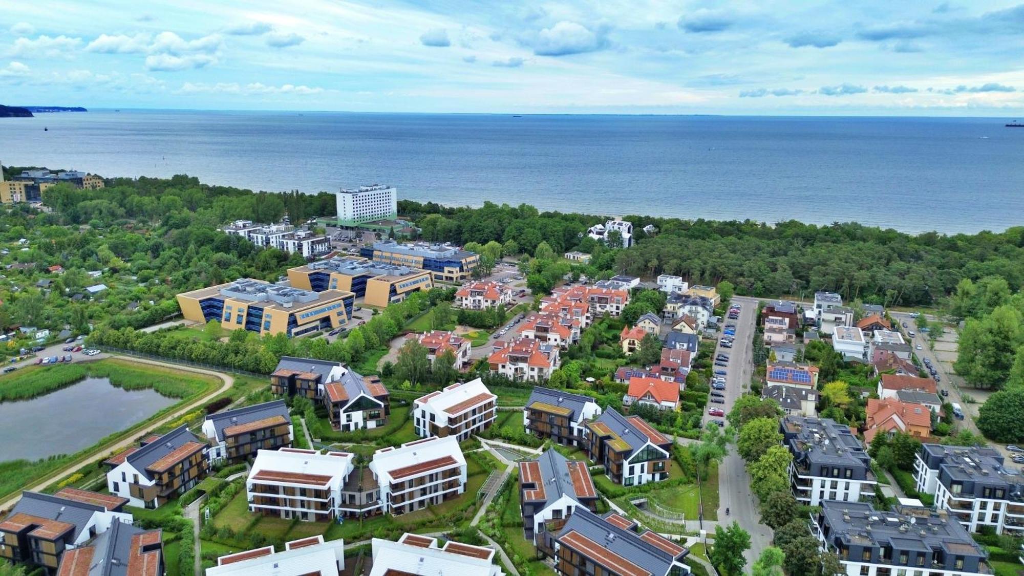 Appartamento Ergo Jelitkowo Gdansk Sopot 600M Do Plazy Parking Esterno foto